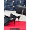 Valentino Heel 7.5cm The Bold Edition VLogo Mules Leather Black 2024