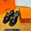 Hermes Izzy 60 sandals Black in Calfskin with "H" cut-out Top Quality 2024