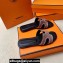 Hermes Oran sandals Nude Pink in suede goatskin with iconic "H" cut-out and rhinestone details Top Quality 2024