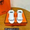 Hermes Invincible 50 sandals White in Calfskin with iconic Medor studs Top Quality 2024