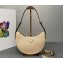 Prada Arqué leather shoulder bag 1BC194 Beige 2024