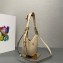 Prada Arqué leather shoulder bag 1BC194 Beige 2024