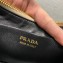 Prada Arqué leather shoulder bag 1BC194 Beige 2024