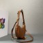 Prada Arqué leather shoulder bag 1BC194 Brown 2024