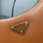 Prada Arqué leather shoulder bag 1BC194 Brown 2024