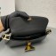 Prada Brushed leather shoulder bag 1BD345 Black 2024