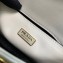 Prada Brushed leather shoulder bag 1BD345 White 2024