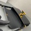 Prada Brushed leather shoulder bag 1BD339 Black 2024