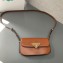 Prada Brushed leather shoulder bag 1BD339 Brown 2024