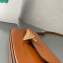 Prada Brushed leather shoulder bag 1BD339 Brown 2024
