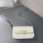 Prada Brushed leather shoulder bag 1BD339 White 2024