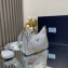 Prada Re-Edition 2005 Re-Nylon Hobo Bag 1BH204 Pale Blue/Gold 2024