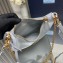 Prada Re-Edition 2005 Re-Nylon Hobo Bag 1BH204 Pale Blue/Gold 2024