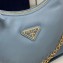 Prada Re-Edition 2005 Re-Nylon Hobo Bag 1BH204 Sky Blue/Gold 2024