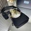 Prada Re-Edition 2005 Re-Nylon Hobo Bag 1BH204 Black/Gold 2024