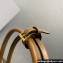 Prada Medium leather handbag with Long Handle 1BA426 Brown 2024