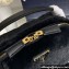Prada Odette shearling mini-bag 1BH208 Black 2024