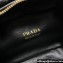 Prada Odette shearling mini-bag 1BH208 Black 2024