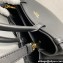 Prada Buckle medium leather handbag with double belt 1BA417 Black 2024
