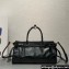 Prada Medium leather handbag with Short Handle 1BA426 Black 2024