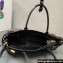 Prada Medium leather handbag with Short Handle 1BA426 Black 2024