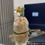 Prada shearling mini Pouch bag 1NR016 Beige 2024