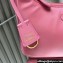 Prada Re-Edition 2000 Re-Nylon and Saffiano Mini Hobo Bag 1NE515 Pink/Gold 2024