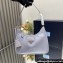 Prada Re-Edition 2005 Re-Nylon and Saffiano Mini Hobo Bag 1NE204 Pale Purple/Gold 2024