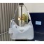 Prada Re-Edition 2005 Re-Nylon and Saffiano Mini Hobo Bag 1NE204 Pale Blue/Gold 2024