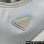Prada Re-Edition 2005 Re-Nylon and Saffiano Mini Hobo Bag 1NE204 Pale Blue/Gold 2024