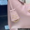 Prada Re-Edition 2005 Re-Nylon and Saffiano Mini Hobo Bag 1NE204 Light Pink/Gold 2024
