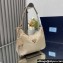 Prada Re-Edition 2005 Re-Nylon and Saffiano Mini Hobo Bag 1NE204 Beige/Gold 2024