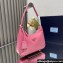 Prada Re-Edition 2005 Re-Nylon and Saffiano Mini Hobo Bag 1NE204 Pink/Gold 2024