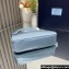 Prada Re-Edition 2005 Re-Nylon and Saffiano Mini Hobo Bag 1NE204 Sky Blue/Gold 2024