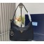Prada Re-Edition 2005 Re-Nylon and Saffiano Mini Hobo Bag 1NE204 Black/Gold 2024