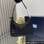 Prada Re-Edition 2005 Re-Nylon and Saffiano Mini Hobo Bag 1NE204 Black/Gold 2024