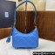 Prada Re-Edition 1995 Chaîne Re-Nylon Mini Hobo Bag 1BC204 Light Blue 2024