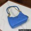 Prada Re-Edition 1995 Chaîne Re-Nylon Mini Hobo Bag 1BC204 Light Blue 2024
