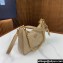Prada Re-Edition 1995 Chaîne Re-Nylon Mini Hobo Bag 1BC204 Beige 2024