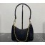 Prada Re-Edition 1995 Chaîne Re-Nylon Mini Hobo Bag 1BC204 Black 2024