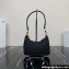 Prada Re-Edition 1995 Chaîne Re-Nylon Mini Hobo Bag 1BC204 Black 2024