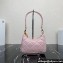 Prada Re-Edition 1995 Chaîne Re-Nylon Mini Hobo Bag 1BC204 Light Pink 2024