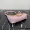 Prada Re-Edition 1995 Chaîne Re-Nylon Mini Hobo Bag 1BC204 Light Pink 2024