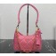 Prada Re-Edition 1995 Chaîne Re-Nylon Mini Hobo Bag 1BC204 Pink 2024