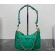 Prada Re-Edition 1995 Chaîne Re-Nylon Mini Hobo Bag 1BC204 Green 2024