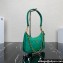Prada Re-Edition 1995 Chaîne Re-Nylon Mini Hobo Bag 1BC204 Green 2024