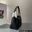 Prada Medium leather handbag 1BA444 Black 2024
