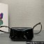 Prada Patent leather shoulder bag 1BD339 Black 2024