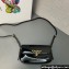 Prada Patent leather shoulder bag 1BD339 Black 2024