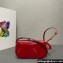 Prada Patent leather shoulder bag 1BD339 Red 2024
